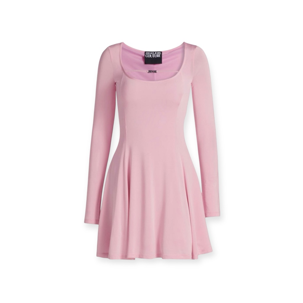 Versace Jeans Couture Vestiti Jersey Long-Sleeve Minidress Xs 36 (0)